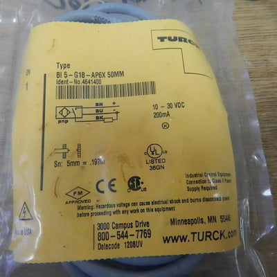 TURCK BI 5-G18-AP6X 50mm